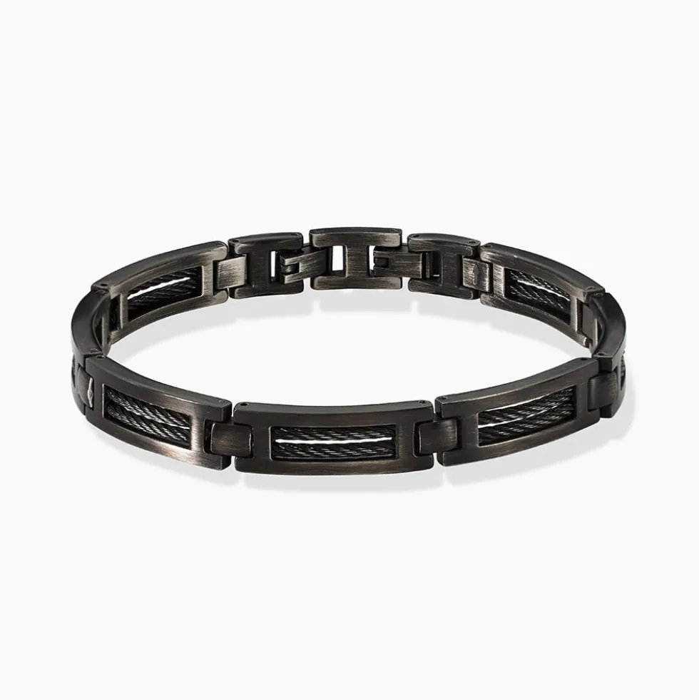 Bracelet Phebus Him Acier Noir