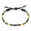 Bracelet Phebus Him Acier Doré Pierres Synthetiques