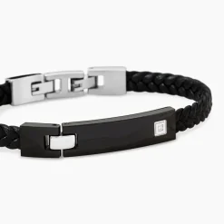 Bracelet Phebus Him Camille Acier Blanc Diamant