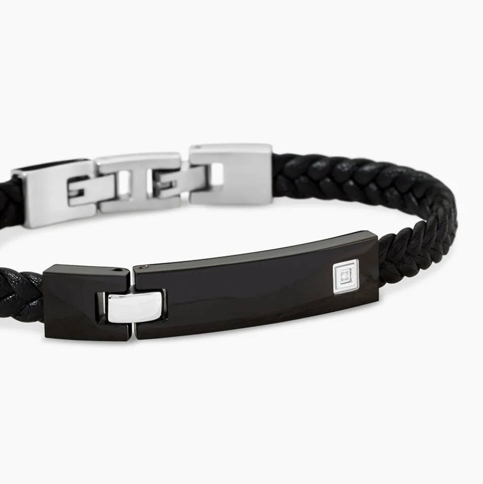 Bracelet Phebus Him Camille Acier Blanc Diamant