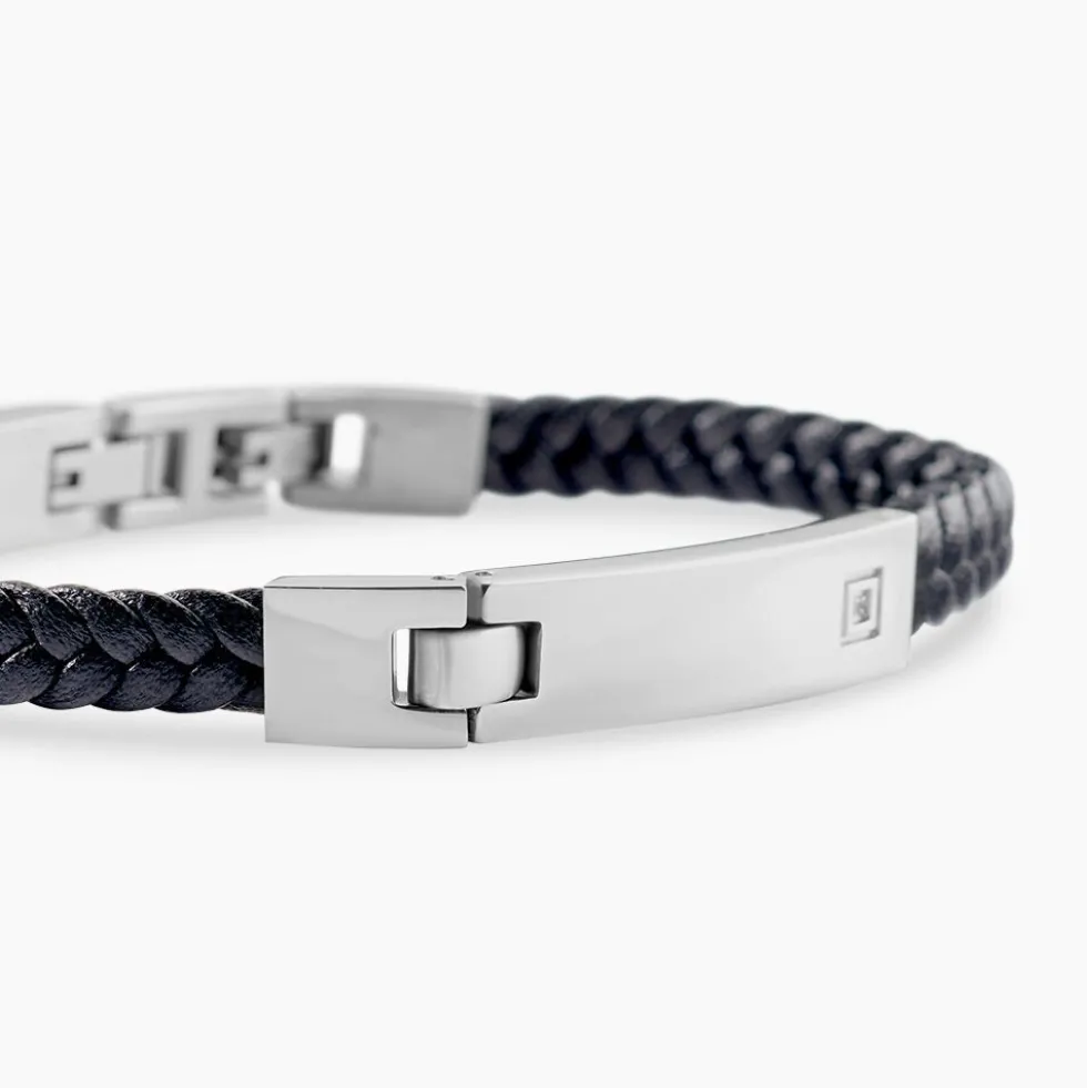 Bracelet Phebus Him Casual Acier Blanc Diamant