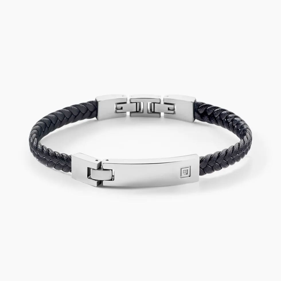 Bracelet Phebus Him Casual Acier Blanc Diamant