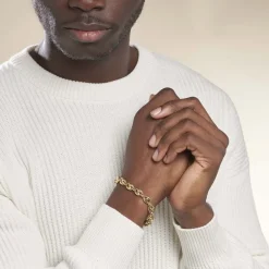 Bracelet Phebus Him Classique Acier Jaune