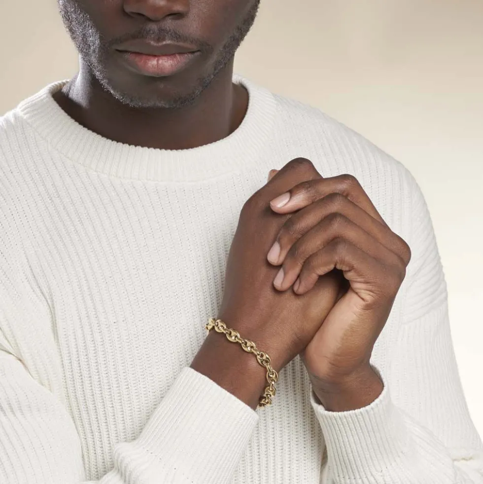 Bracelet Phebus Him Classique Acier Jaune