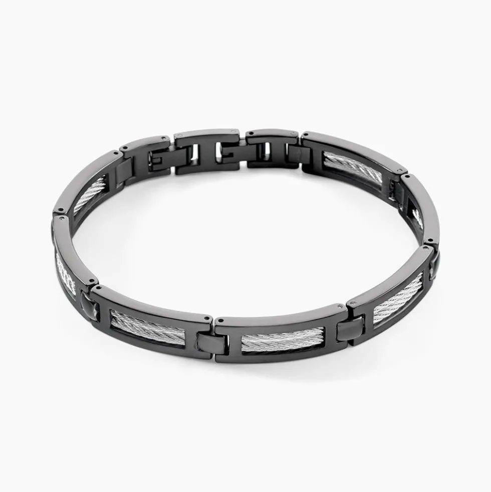 Bracelet Phebus Him Cosme Acier Noir