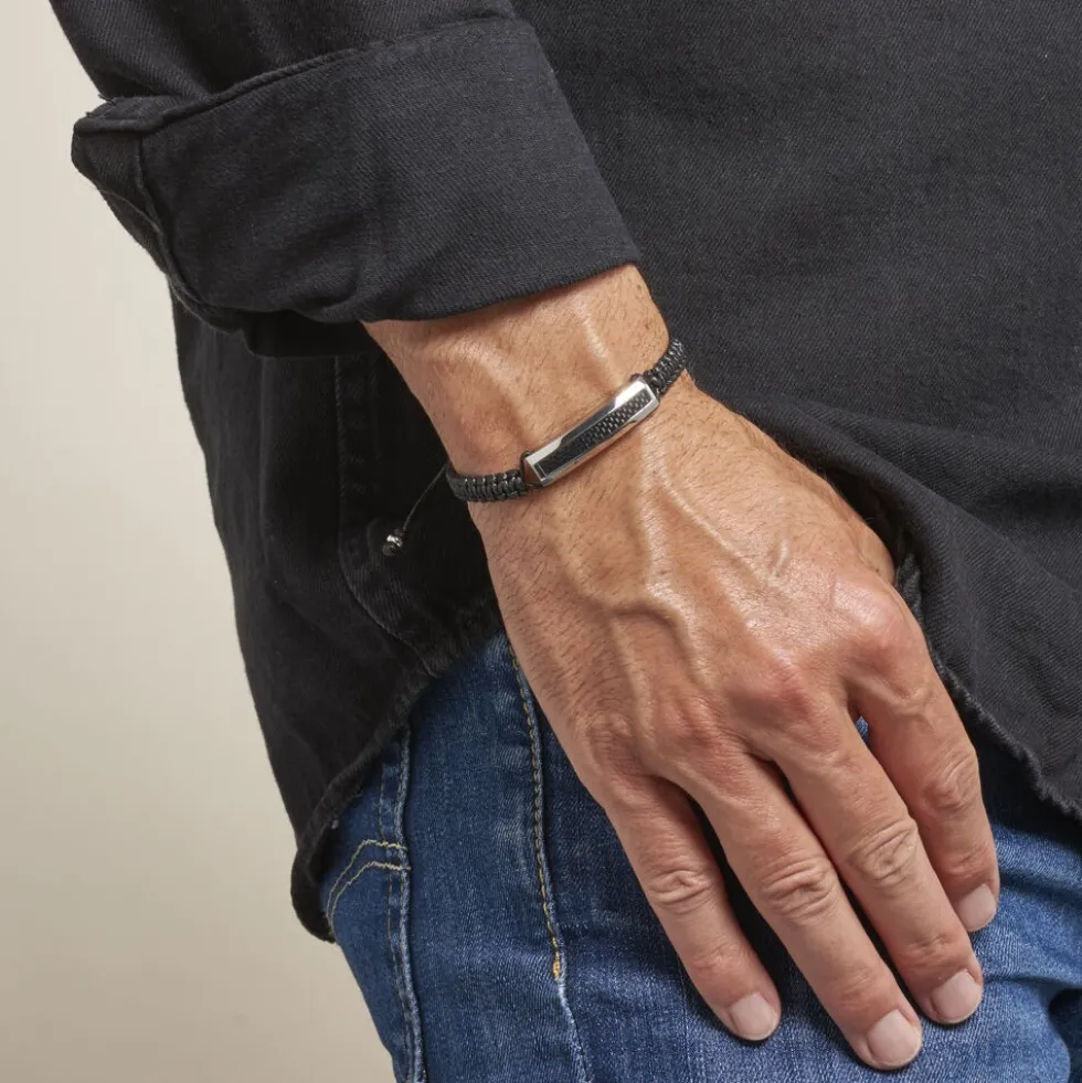Bracelet Phebus Him Eliasse Acier Blanc