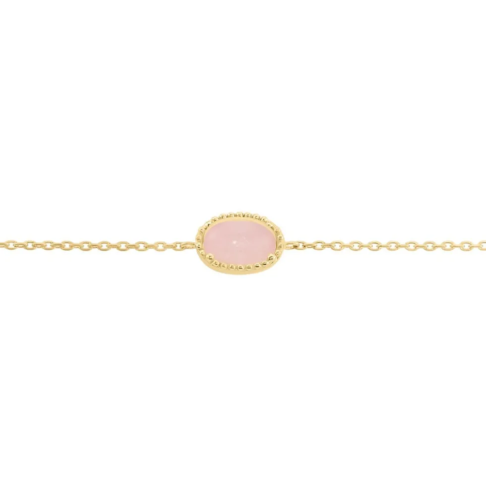 Bracelet Phileas Plaqué Or Jaune Quartz