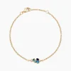 Bracelet Plaqué Or Era Pierre De Synthèse