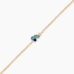 Bracelet Plaqué Or Era Pierre De Synthèse