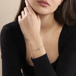 Bracelet Plaqué Or Jaime Oxydes De Zirconium