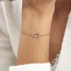 Bracelet Plaqué Or Jaune Amato Oxydes De Zirconium