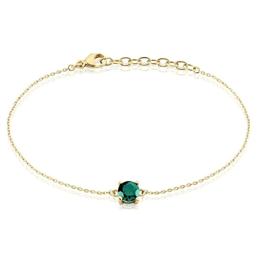 Bracelet Plaqué Or Jaune Nilay Oxyde De Zirconium
