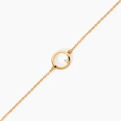Bracelet Plaqué Or Kaspar Oxyde De Zirconium