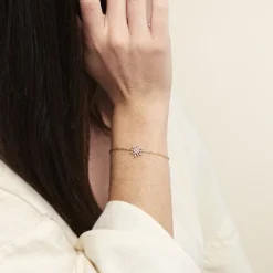 Bracelet Plaqué Or Lisha Oxyde De Zirconium