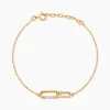 Bracelet Plaqué Or Mietta Oxydes De Zirconium