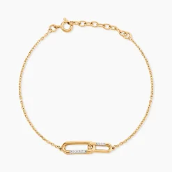Bracelet Plaqué Or Mietta Oxydes De Zirconium