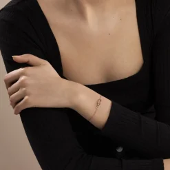 Bracelet Plaqué Or Mietta Oxydes De Zirconium