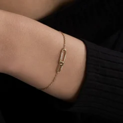 Bracelet Plaqué Or Mietta Oxydes De Zirconium