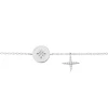 Bracelet Pluton Argent Blanc Oxyde De Zirconium