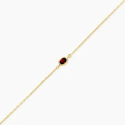 Bracelet Poem Argent Jaune Tourmaline
