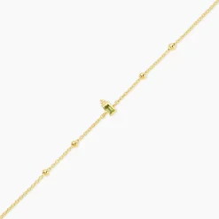 Bracelet Poem Argent Jaune Péridot