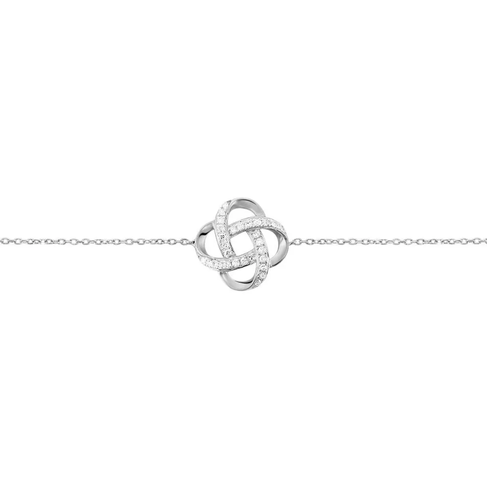 Bracelet Pollya Or Blanc Diamant