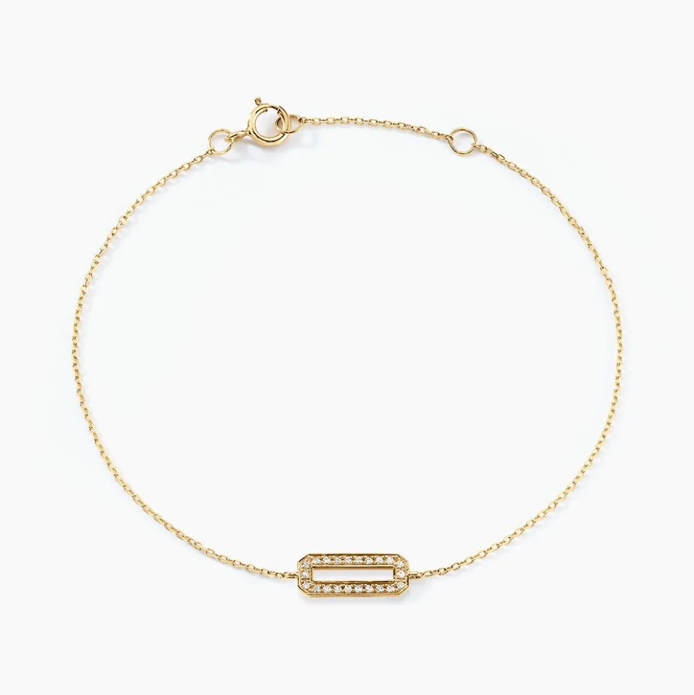 Bracelet Pris Or Jaune Diamant