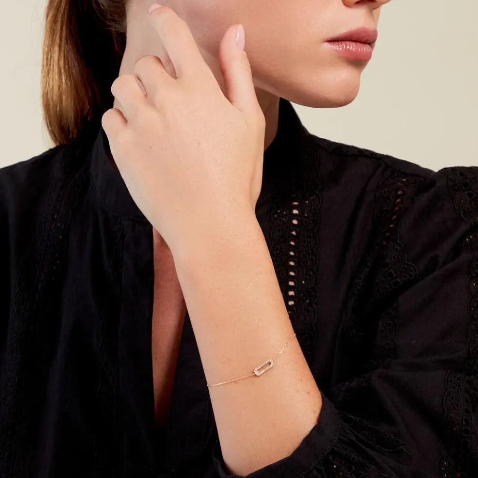 Bracelet Pris Or Jaune Diamant