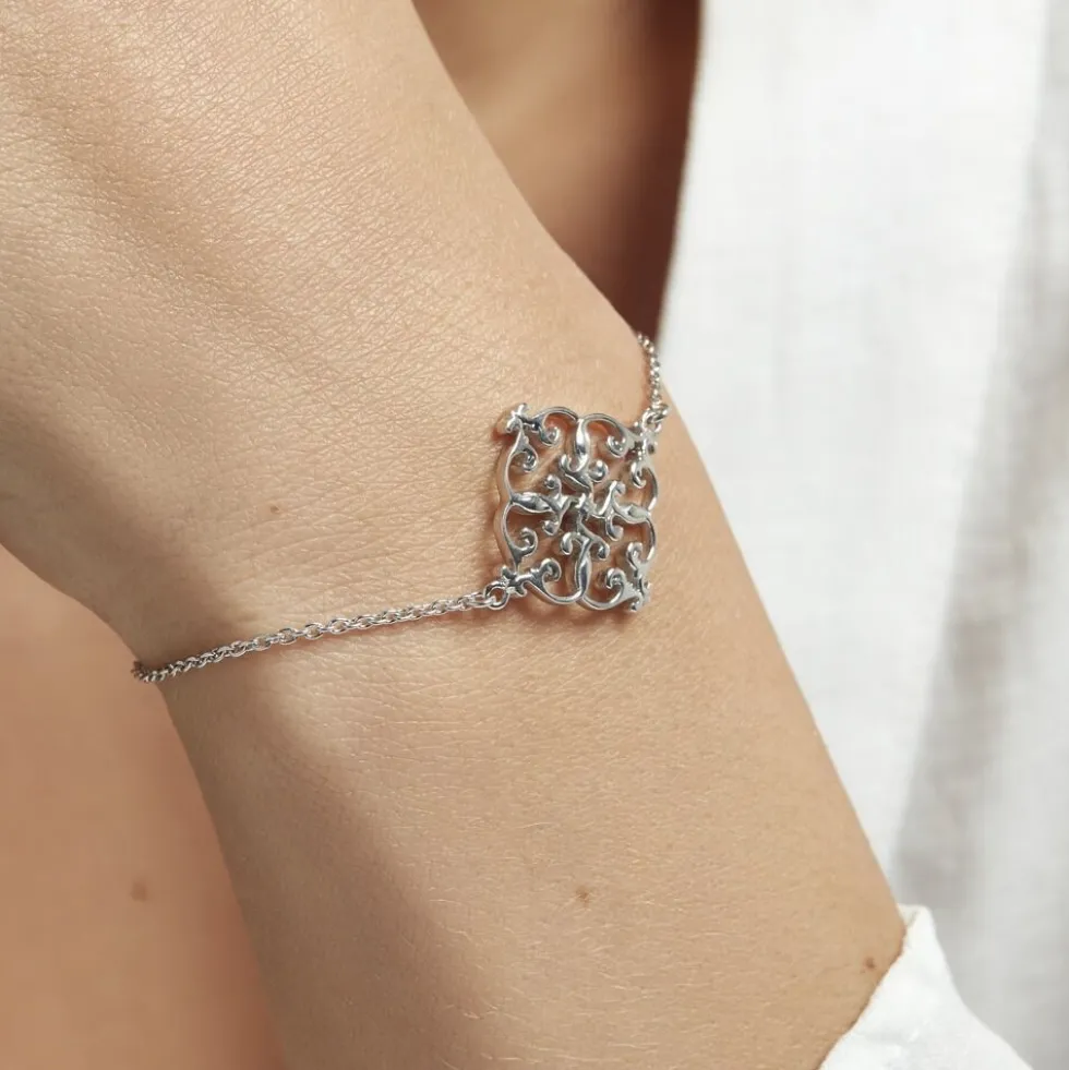 Bracelet Raelene Argent Blanc