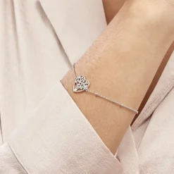 Bracelet Raimond Argent Blanc Oxyde De Zirconium