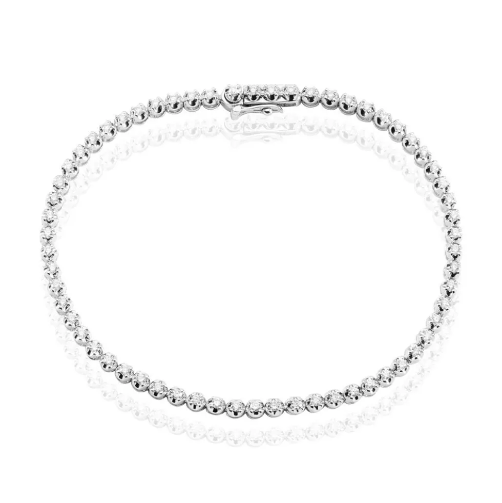 Bracelet Reem Or Blanc Diamant