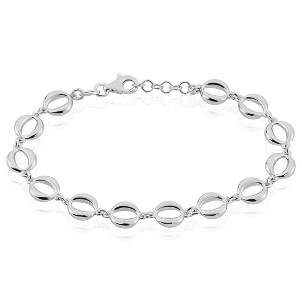 Bracelet Rinae Argent Blanc