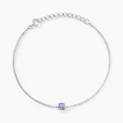 Bracelet Rio Argent Blanc Oxyde De Zirconium