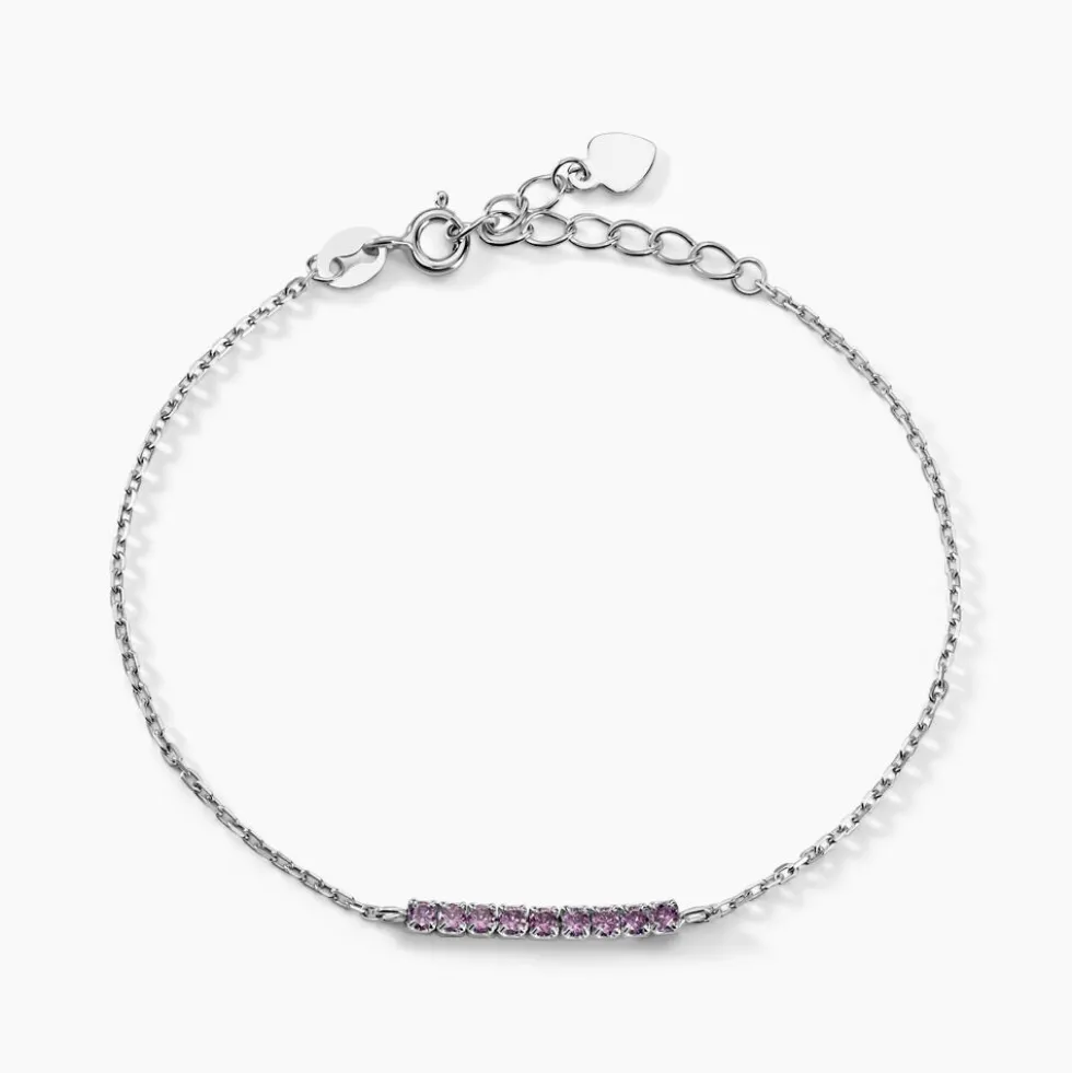 Bracelet Rio Argent Blanc Oxyde De Zirconiu