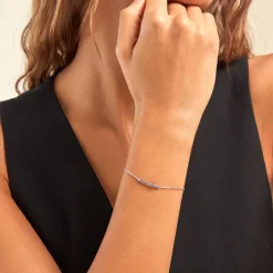 Bracelet Rio Argent Blanc Oxyde De Zirconiu