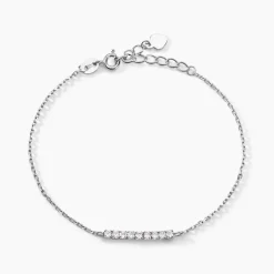 Bracelet Rio Argent Blanc Oxyde De Zirconium