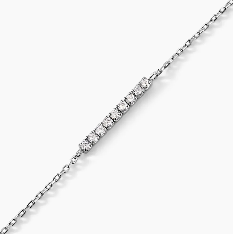 Bracelet Rio Argent Blanc Oxyde De Zirconium