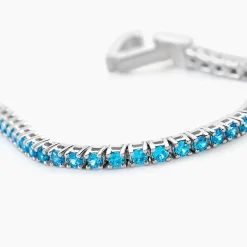 Bracelet Rio Argent Blanc Oxyde De Zirconiu