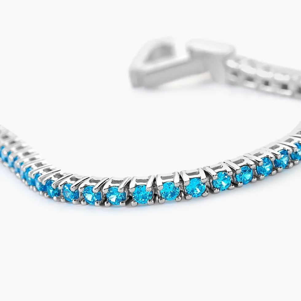 Bracelet Rio Argent Blanc Oxyde De Zirconiu