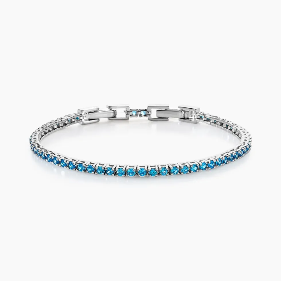 Bracelet Rio Argent Blanc Oxyde De Zirconiu
