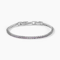 Bracelet Rio Argent Blanc Oxyde De Zirconium