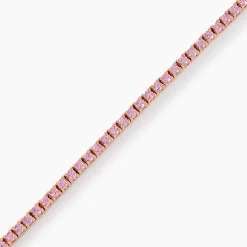 Bracelet Rio Argent Rose Oxyde De Zirconium