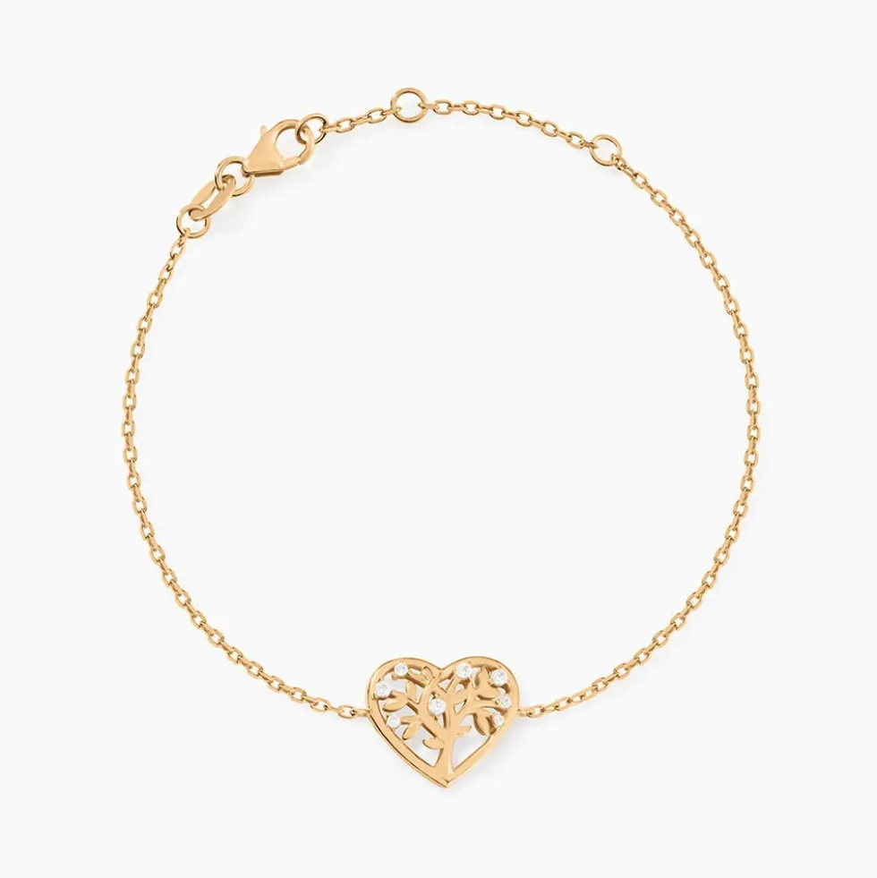 Bracelet Romée Plaqué Or Jaune Oxyde De Zirconium