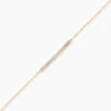Bracelet Sahteene Or Jaune Diamant