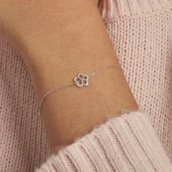 Bracelet Shareen Or Blanc Diamant