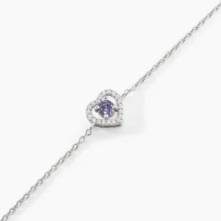 Bracelet Suzon Argent Blanc Oxyde De Zirconium