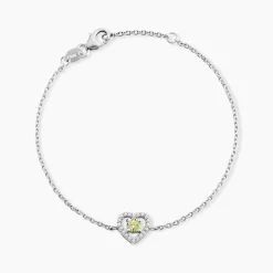 Bracelet Suzon Argent Blanc Oxyde De Zirconium