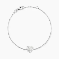 Bracelet Suzon Argent Blanc Oxyde De Zirconium