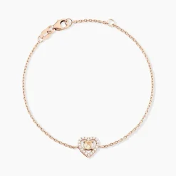 Bracelet Suzon Argent Rose Oxyde De Zirconium