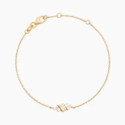 Bracelet Sya Plaqué Or Jaune Oxyde De Zirconium